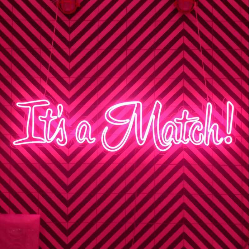 neon boda its a match